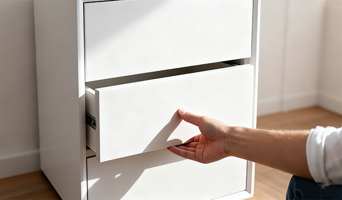 Push Open Ball Bearing Slide