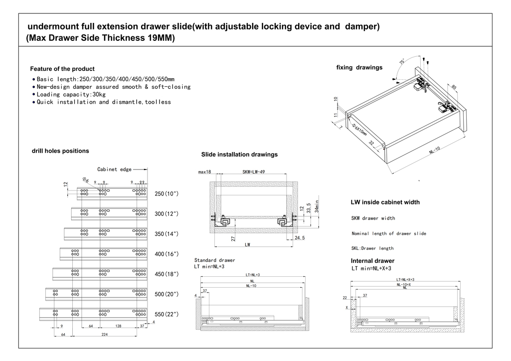 UM-3C01 Undermount
