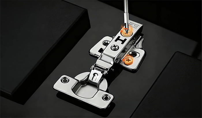 Charnière de meuble 3D à réglage par turbine Fortune Plus